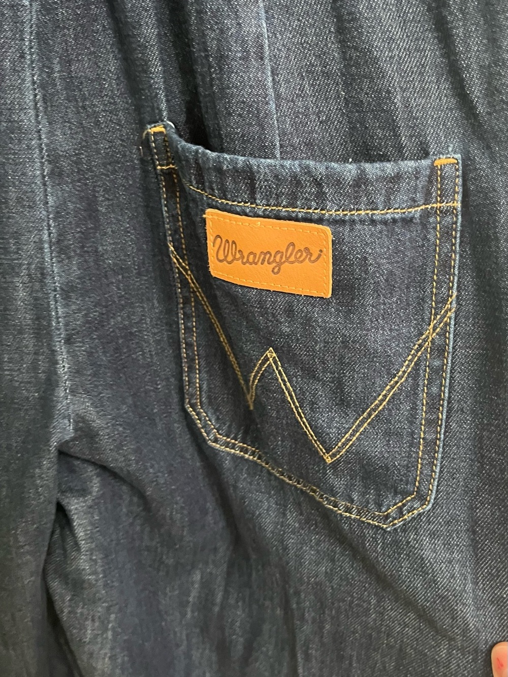 Wrangler Dark Indigo Denim Coveralls - Picture 5 of 11